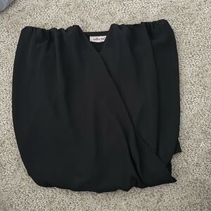 V neck strapless blouse